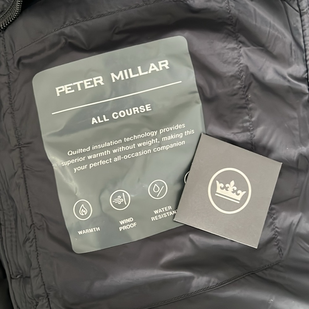 Peter Millar Men's Black All Course Vest                         NWOT - Picture 4 of 5
